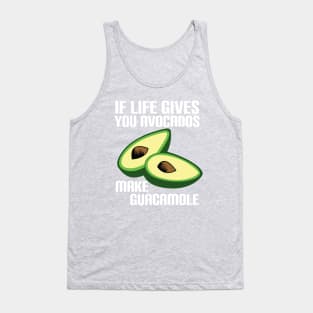 Funny Avocado Advice Tank Top